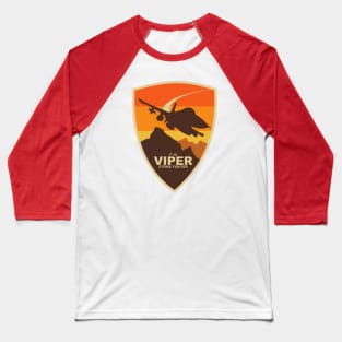 F-16 Viper Patch Baseball T-Shirt